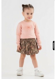 Resim Xo Kids Kız Çocuk 2li Kombin Takmı 1-4 Yaş Set0419 Kahverengi 