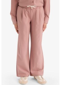Resim Defacto Kız Çocuk Beli Lastikli Wide Leg Pantolon G4506a825wnpr347 Mor-pr347 