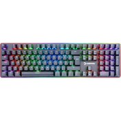 Resim Gamepower Saber Usb Kablolu RGB Mavi Switch Mekanik Oyuncu Q Klavye 