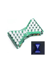 Resim Dc 5v Mavi Dıy Led Elektronik Kum Saati Kiti Lehimleme Uygulama Yedek Parça Modülü 