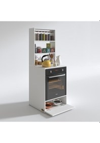 Resim Kenzlife ankastre fırın dolabı bengisu byz 165*60*56 mutfak kapak 