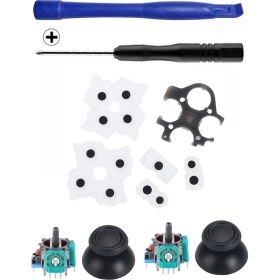 Resim Ps5 Versiyon 3 Analog Motor Topuz Iç Lastik Tornavida Ayırıcı Tamir Seti Playstation 5 Kol Tamiri 