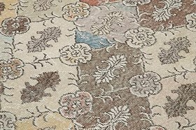 Resim 160x307 cm Kareli Kilim Bej Kareli Yün El Dokuma Modern Geometrik Etnik Eskitme Desenli Boho Oturma Odası Salon Yolluk Koridor Mutfak Halısı 