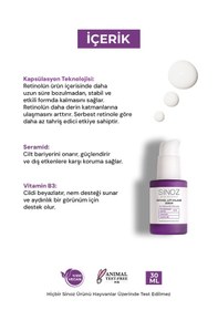Resim Sinoz Retinol Lift-xylane & Cilt Yenileyici Serum 30 ML 
