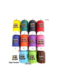 Resim Kumaş Boyası, Canlı Renkler, Solmaz, Tişört, Çanta, Tekstil Boyası-turuncu Renk 30ml-1 Adet Çok Renkli 