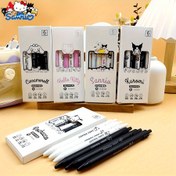 Resim Kutu başına 6 adet, Sanrio Hello Kitty Kuromi Sevimli Jel Kalemler, Hızlı Kuruyan 0.5mm İnce Uç, Siyah Mürekkep - Öğrenciler ve Hediye Paketleme için Mükemmel, Ders Malzemeleri, Kawaii Kırtasiye, Yazı Kalemleri, Cadılar Bayramı Hediyeleri 