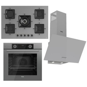 Resim Ferre XE63CPR - SS038 - D088 Fryart SS Serisi Gri Ankastre Set 