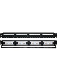Resim Cat6 24 Port Patch Panel Dolu 