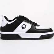 Resim Benetton Siyah - Beyaz Kadın Sneaker BN-31086 