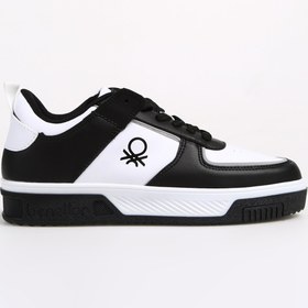 Resim Benetton Siyah - Beyaz Kadın Sneaker BN-31086 