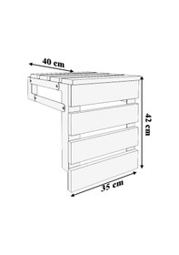 Resim Sardunya Duvara Monte Katlanabilir Banyo Taburesi Engelli Tabures Ceviz 