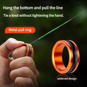 Resim Balıkçılık Halka Çekici - Ergonomik Tutma Kolu ile Kaymaz Metal Hattı Bağlama Aracı, Güvenli Balıkçılık Hattı Yönetimi için Taşınabilir Alüminyum Alaşım Tasarımı, Balıkçılık Hattı Bağlama Aracı, Şık Metalik Kaplama, Dayanıklı Yapı 