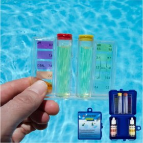 Resim Pooltest Ekonomik Havuz Suyu Test Kiti Ph - Klor Ölçüm Kiti 
