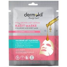 Resim Dermokil Hyaluronik Asit Serum Kağıt Maske 