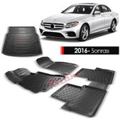 Resim Mercedes E Serisi W213 Paspas Bagaj Havuzu 3D Rizline Rampalı Set 