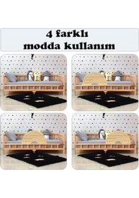 Resim Markaawm Markaawm Gökkuşağı Montessori Yatak 90X190 Çocuk Karyola Akçaağaç 
