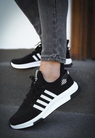 Resim Oksit Ald Şerit Detaylı Kalın Taban Erkek Sneaker 