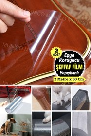 Resim Mucuks 2 Adet UV Engelleme Patlamaya Şeffaf Güvenlik ve Güvenlik Cam Filmi Kırılmaz Cam Koruyucu Statik 