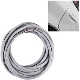 Resim 5 M Araba Dekoratif Şerit Pvc Krom Dekorasyon Şerit Kapı Pencere Contası Gri 