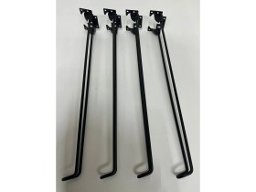 Resim Hamadex 30 cm Siyah Metal Sofra & Laptop Sehpası Ayağı (4 Adet) - Iç & Dış Mekan 