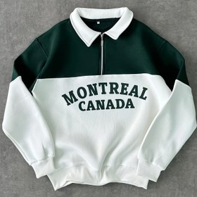 Resim Yarı Fermuarlı Erkek Uzun Kollu Polo Sweatshirt | Günlük Moda Golf Baskılı, Esnemeyen Kumaş, Normal Kesim, İlkbahar/Sonbahar Sezonu, Örme 