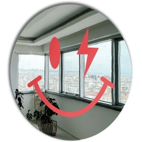 Resim Yuvarlak Ayna, Pinterest Ayna, Renkli Duvar Dekoru, Pinterest Oda Dekoru, Kırılmaz Dekorafif Ayna 