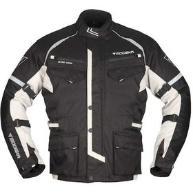 Resim Modeka Tarex Waterproof Ceket Siyah Gri 