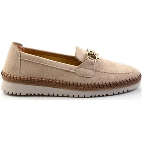 Resim Bej Kadın Loafer Ayakkabı K01536201002 Bej 
