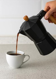Resim Bambum Garen - Moka Pot 9 Fincan Siyah 