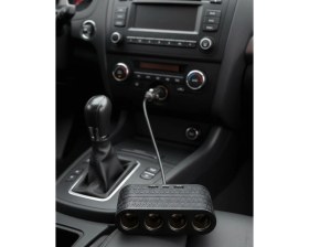 Resim Marsilyan Araçlar Için 4’lü Çakmak Çoklayıcı Type C USB ve Koruma Sistemli 
