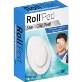 Resim Roll Ped Steril Göz Çevresi Pedi 5 Adet 