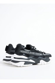 Resim VERSACE JEANS COUTURE Siyah Erkek Sneaker FONDO NEW TRAIL TREK DIS. SI8 