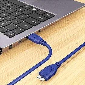 Resim USB 3.0 Taşınabilir HDD Harddisk Kablosu Veri Ara Bağlantı Kablosu 50 cm 4621 