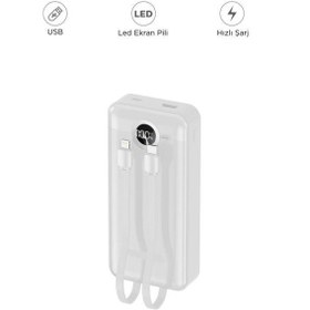 Resim 20000mah 2 Çıkışlı Taşınabilir Pd 22.5w Hızlı Şarj Dijital Göstergeli Powerbank 