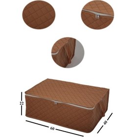 Resim Adarya Home 5 Adet Bazaaltı Hurç 60 x 40 x 22 - Büyük Boy Baza Hurcu - Taba 