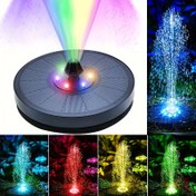 Resim Güneş Fountain Su Pompası Işıkları, Kuş Banyosu için Güneş Enerjili Fountain, Hareketsiz Taşınabilir Yüzen Güneş Enerjili Su Pompası Batarya Depolama, Tek başına Taşınabilir Yüzen Güneş Enerjili İçme Suyu Pompası Bahçe, Havuz, Dış Mekan için 