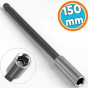 Resim 150 mm 1/4 Manyetik Uçlu Uzatma Aparatı Ucu Matkap Uzun Bits Bit Tutucu Vidalama El Aleti Çubuğu 