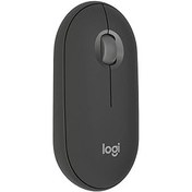 Resim M350S Pebble Mouse 2 Ince Bluetooth Kablosuz Mouse, Taşınabilir, Hafif, Özelleştirilebilir Tuş, Sessiz Tıklama, Windows, Macos, Ipados, Android, Chrome Işletim Sistemleri, Easy-Switch, Siyah 