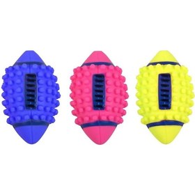 Resim Pawise Vinyl Dikenli Beyzbol Topu Köpek Oyuncak 16 x 5.5 x 3.8 CM 