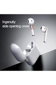 Resim Joyroom Jr-tl9 Yandan Açılır Tasarım Dokunmatik Kontrol Tws Ios Ve Andorid Uyumlu Bluetooth Kulaklık 