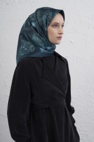 Resim Armine Saf İpek Sura Eşarp 9409d 04 Yeşil 
