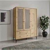 Resim VENATTO Trio 3 Kapılı Dolap (%100MDF) 