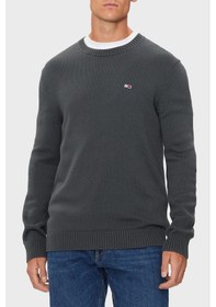 Resim Tommy Jeans Erkek Kazak Dm0dm18370 Pub Koyu Gri Koyu Gri 