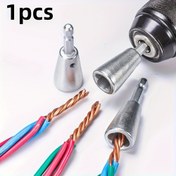 Resim 1 adet Ağır Hizmet Tipi Paslanmaz Çelik Elektrik Tel Sıyırıcı ve Twist Bağlantı Elemanı - 6mm Altıgen Shank, Hassas Elektriksel Çalışmalar İçin Hızlı Bağlantı Tasarımı, Elektrikçiler İçin Tel Sıyırma Aracı, Elektrikçi Temel Gereksinimleri, Şık Metalik Kaplama, Güçlü Yapı 