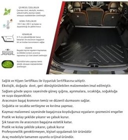 Resim Mercedes Ml 164 Serisi Bagaj Havuzu Paspası 2006-2011 İle Uyumlu 