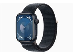 Resim Apple Watch Series 9 GPS 41 mm Alüminyum Kasa ve Spor Loop Gümüş 