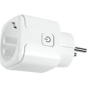 Resim Bix BP-02 Akım Korumalı Akıllı Priz Beyaz Renk Sesle Kontrol Özellikli Elektrik Prizi 
