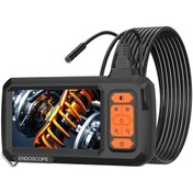 Resim Yellowtech Ekranlı 3 Kameralı Endoskop Yılan Kamera | 4.3'' Renkli Ekran, 10m Sert Kablo, IP67 Su Geçirmez 