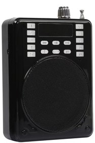 Resim L'eDoren KTX 1601 Mikrofonlu Rehber Öğretmen Amfisi USB/TF/AUX FM Destekli Hoparlör 