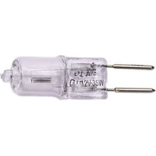 Resim Budget 35W 12V 2700K G6,35 Halojen Kapsül Ampul 6'lı Paket 